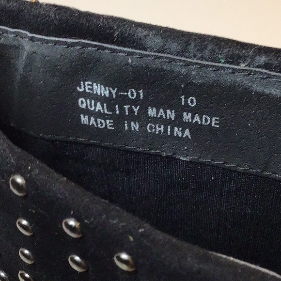 MIXX  JENNY BLACK SUEDE ANKLE SHOES SZ 10 - Picture 11 of 13